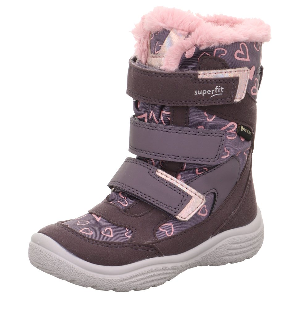 Dívčí zimní boty CRYSTAL Purple/Pink Gore-Tex, Superfit,1-009090-8510 - 30