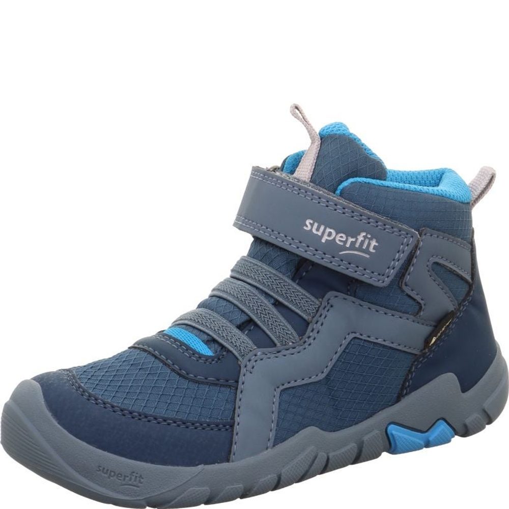 Chlapecká celoroční barefit obuv Superfit TRACE GTX Blue/Turquoise 1-006034-8020 - 32