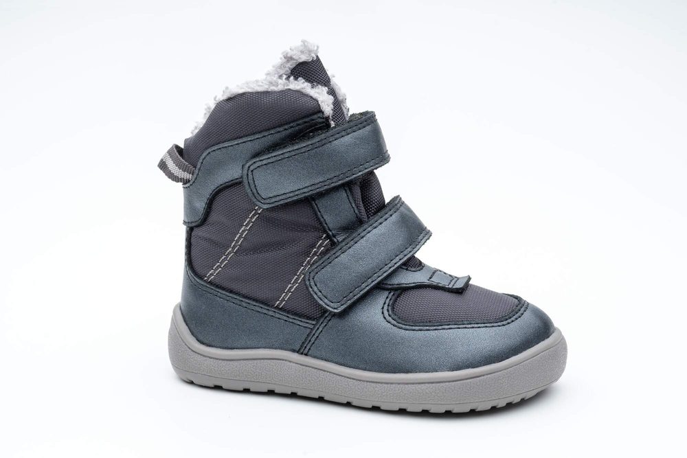 Dívčí zimní barefoot boty PRO-tex LORA GREY - 26