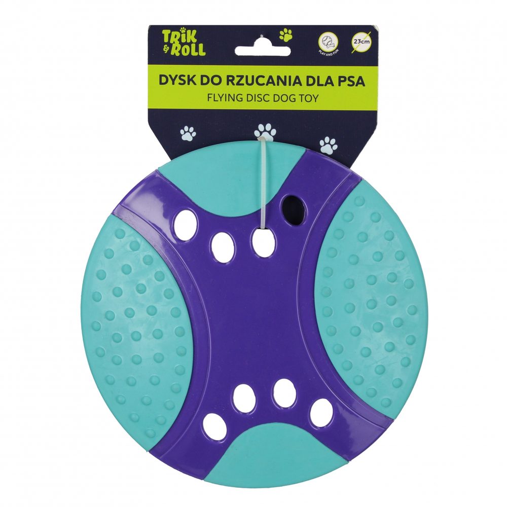 Hračka pro mazlíčky létající disk pro psy modrý 23 cm, Wiky, W061400