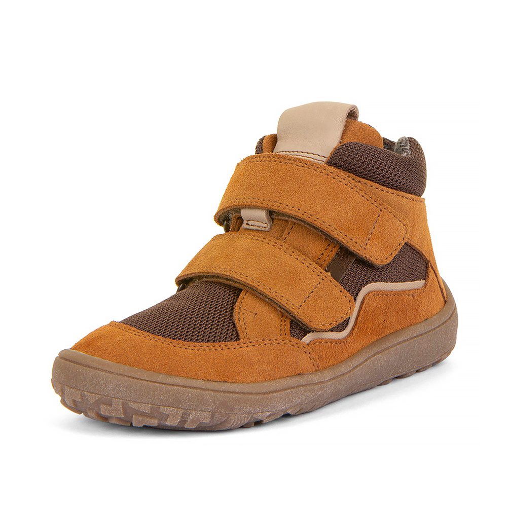 Detská zimná barefoot obuv TEX WOOL Cognac, Froddo, G3110254-14W, hnedá - 23