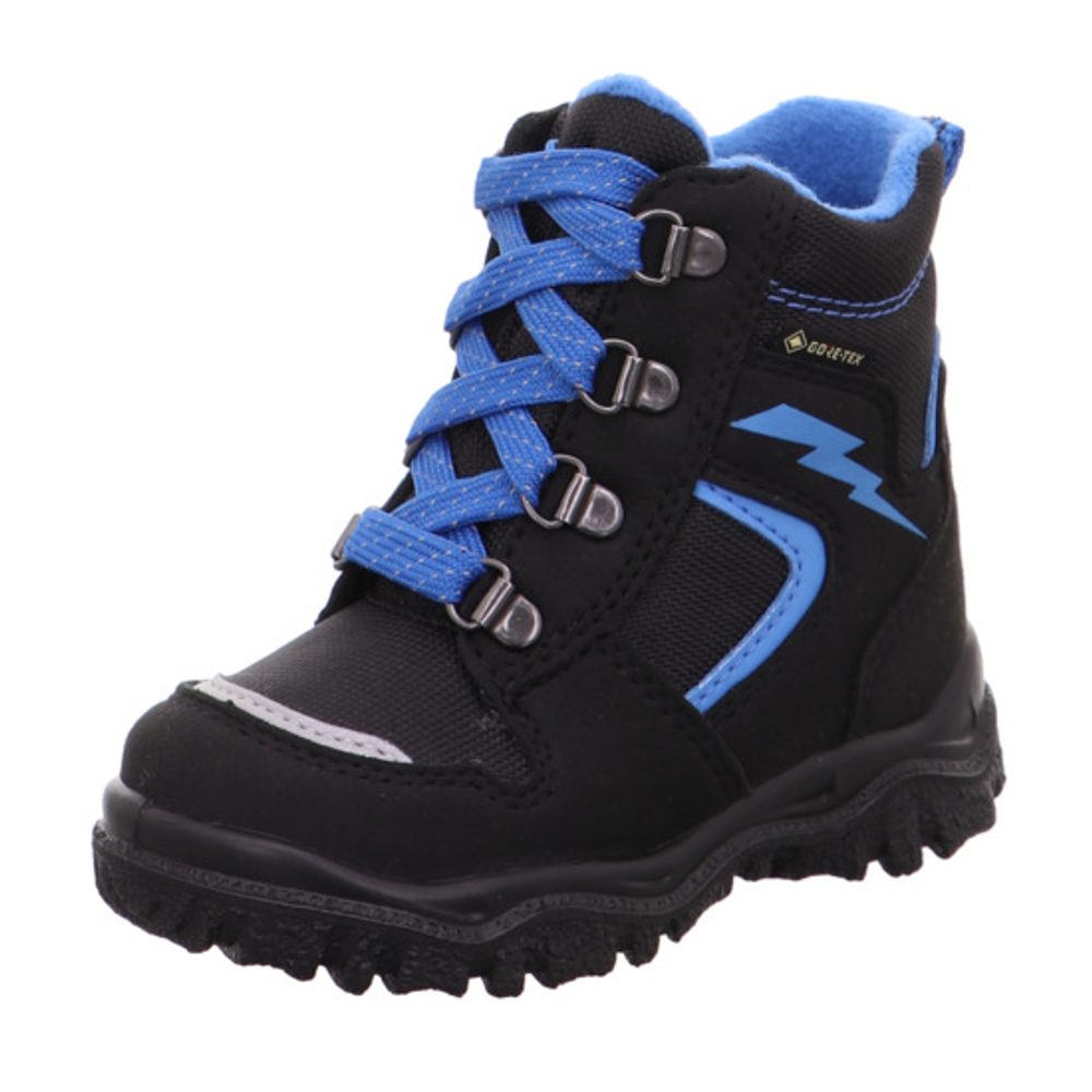 Fiúk téli cipő csipke husky1 gtx, superfit, 1-000048-0010, sötétkék - 28