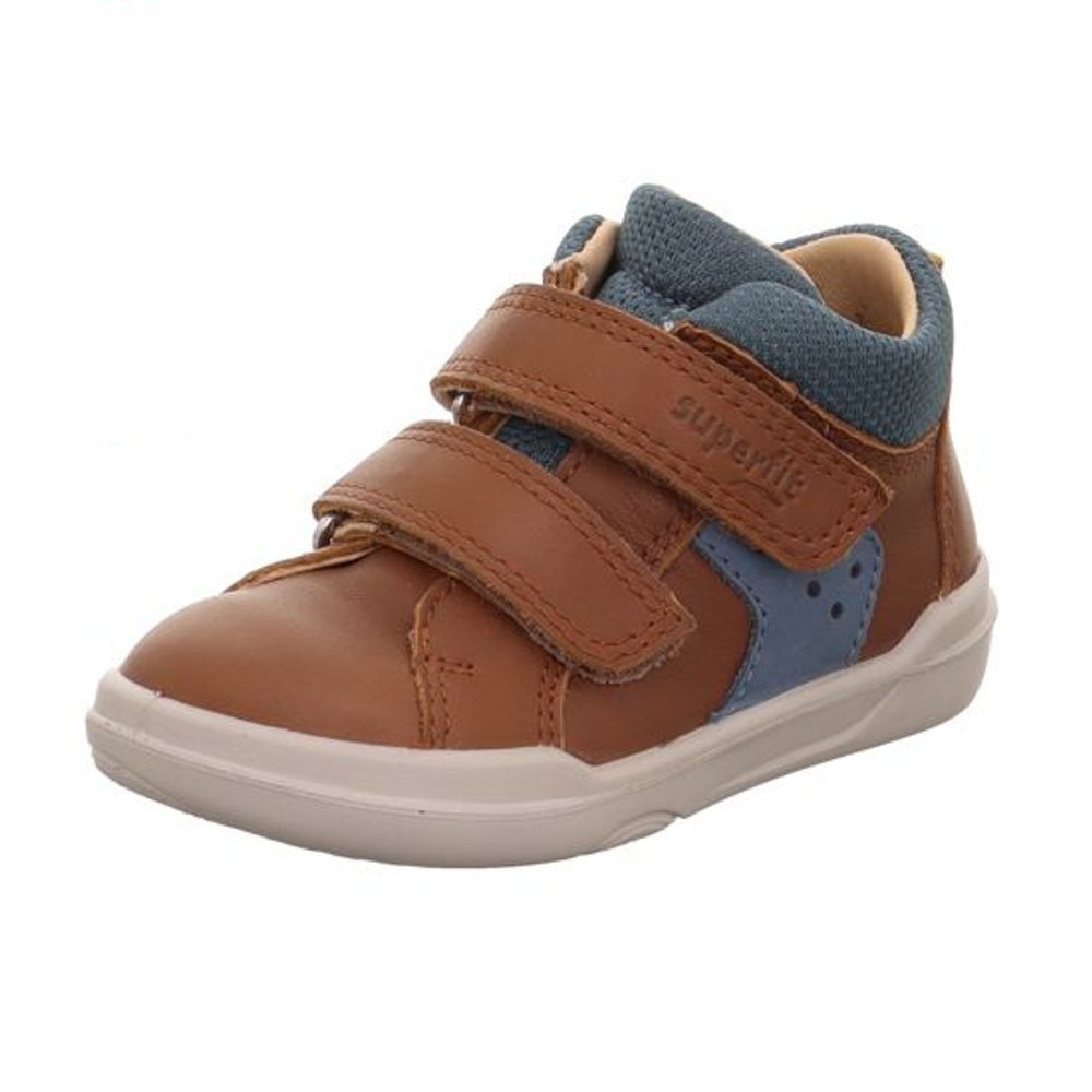 Chlapecké barefit vyšší tenisky Superfit SUPERFREE Brown/White 1-000543-3000 - 23