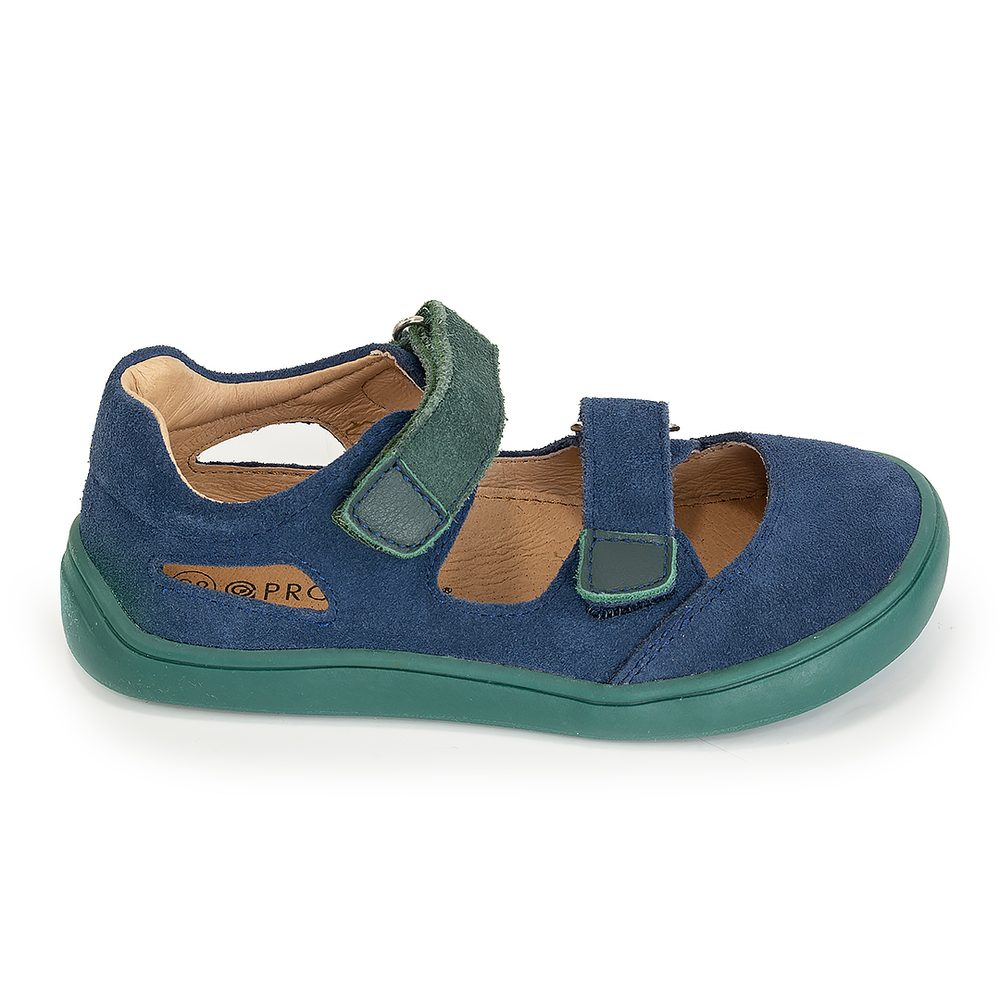 Levně chlapecké sandály Barefoot TERY DENIM, Protetika, tmavě modrá - 22