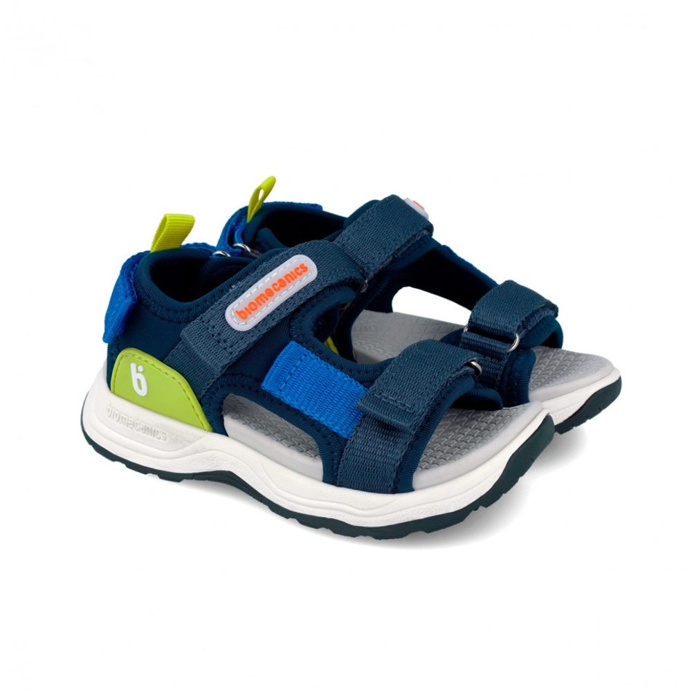 Levně Chlapecké sandály TIRAS AZUL MARINO Biomecanics 262242-A089 - 27