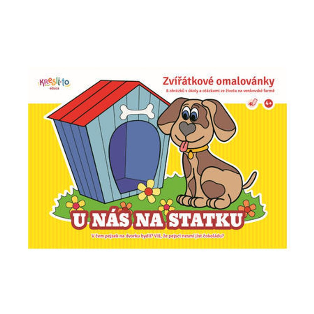 E-shop Zvířátkové maľovanky - U nás na statku, Kresli.to, W009520