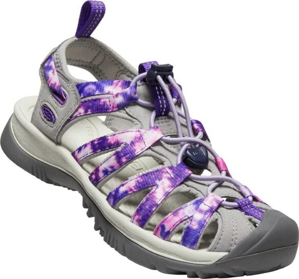 Levně Sandály Whisper CNX W tie dye/vapor, Keen, 1026252, tmavě modrá - 38