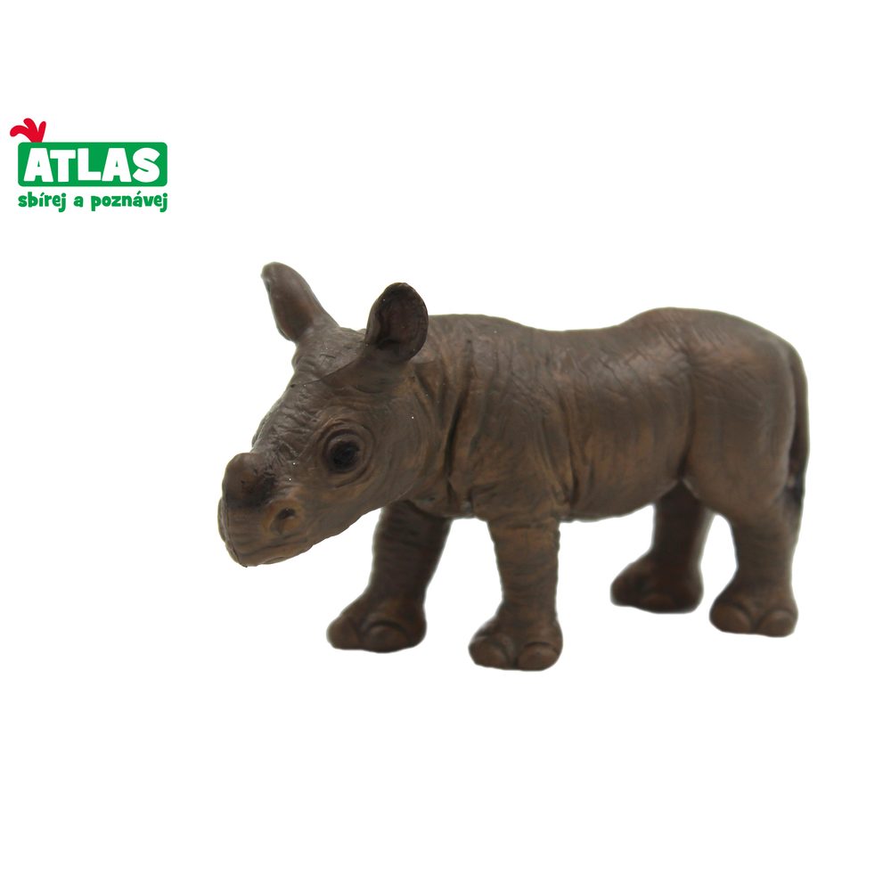 Levně A - Figurka Nosorožec mládě 7cm, Atlas, W101816