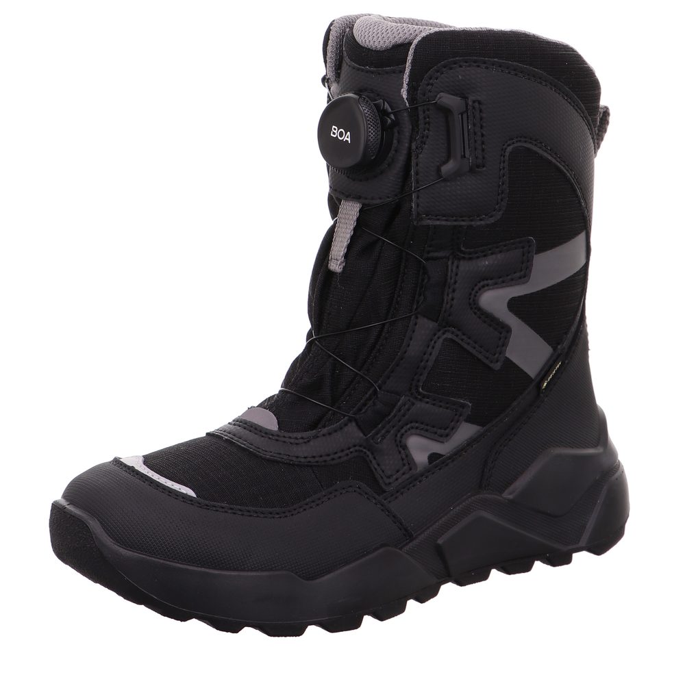 Chlapecké zimní boty ROCKET Black/Gray Gore-Tex, Superfit , 1-000403-0000, černá - 40