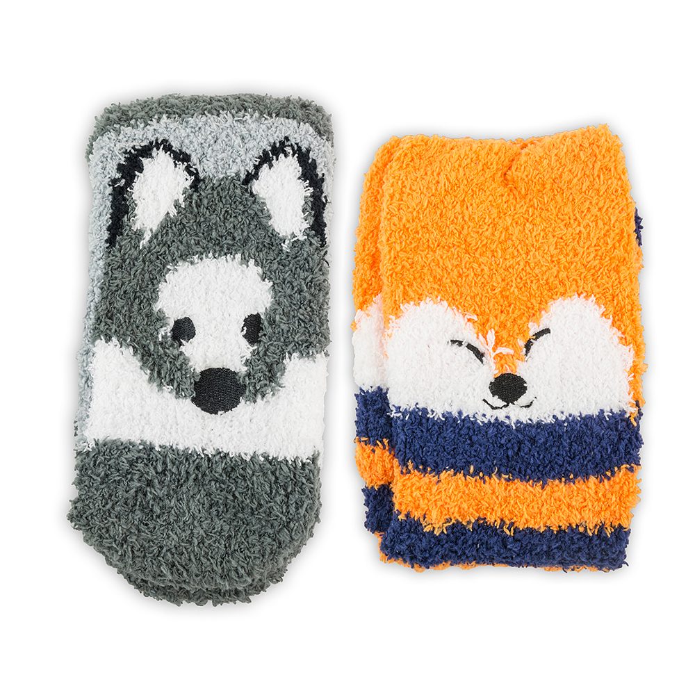 E-shop Chlapčenské ponožky FLUFFY- 2pack, Pidilidi, PD0146-22, uni - 27-30