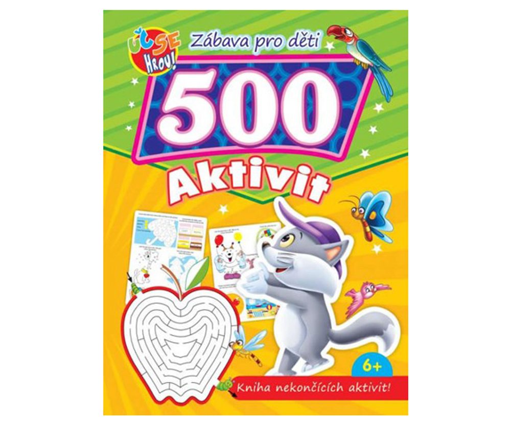 E-shop 500 aktivít pre deti mačka, Wiky, W027269
