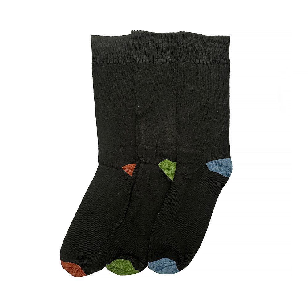 Pánské vysoké ponožky bambusové - 3pack Pidilidi PD0153-02 černá - 35-37