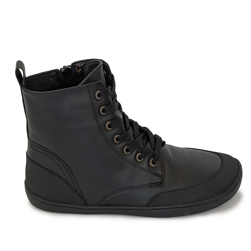 Dámské barefoot zimní boty JUDIT DARK BLACK, Protetika, tmavě černá - 42