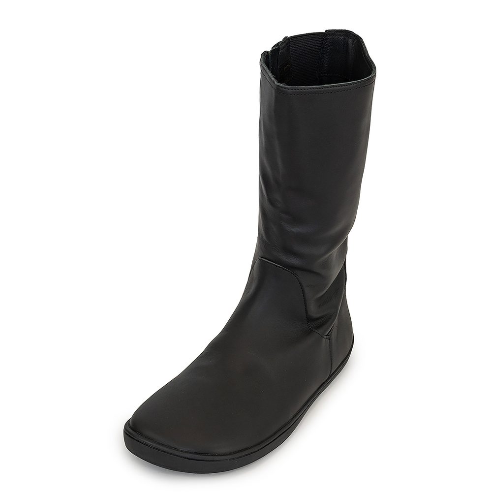 Dámské barefoot zimní boty VIOLA DARK BLACK, Protetika, tmavě černá - 42