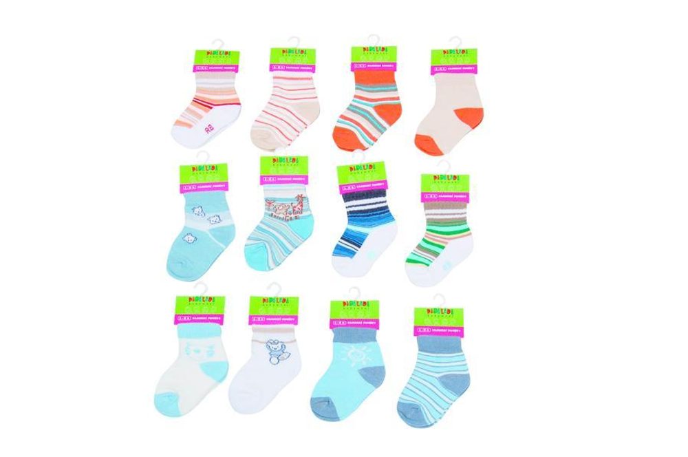 Kojenecké ponožky chlapecké (6 až 12m), Pidilidi, PD502, kluk - 68/80 | 6-12m