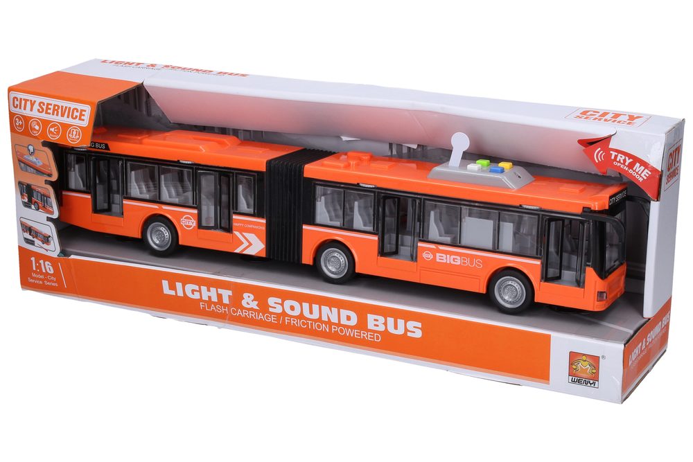 E-shop Autobus s efektmi 44 cm, Wiky Vehicles, W013519