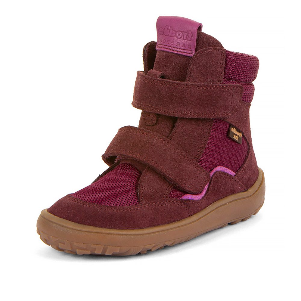 Dievčenské zimné barefoot topánky TEX WINTER TL Bordeaux Froddo G3160247-6T - 26