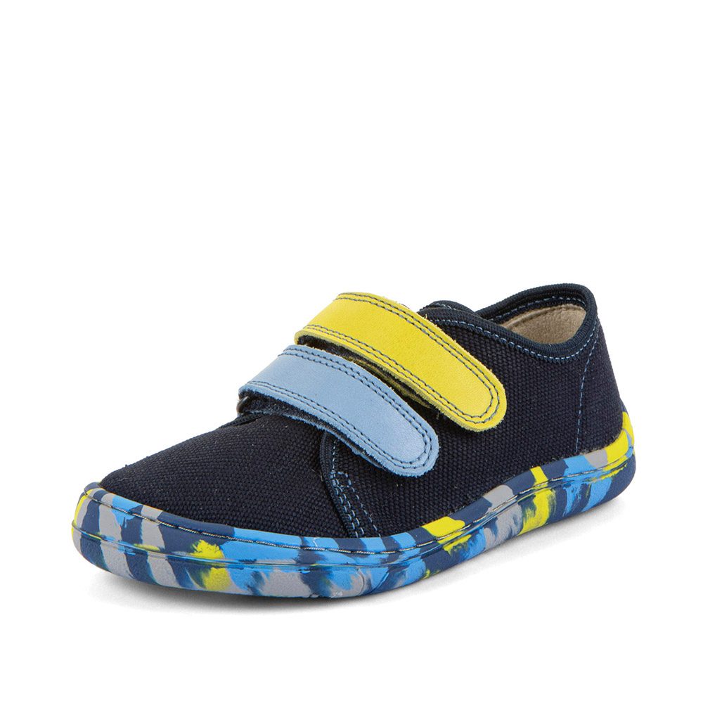 Chlapčenské plátené barefoot tenisky CANVAS BLUE+ Froddo G1700440-14 - 25