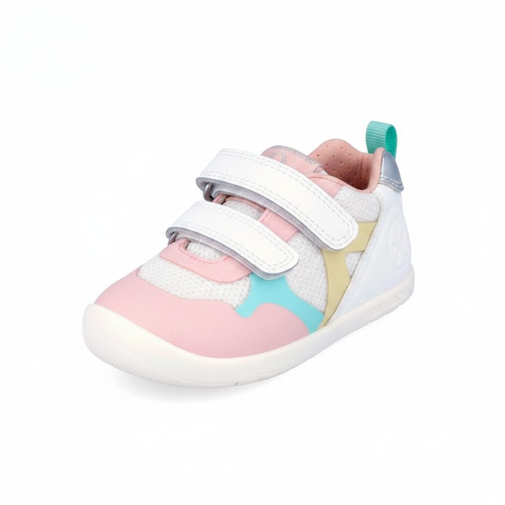 Levně Dívčí barefoot tenisky SPORT BLANCO Y MULTICOLOR Biomecanisc 262165-D310 - 22