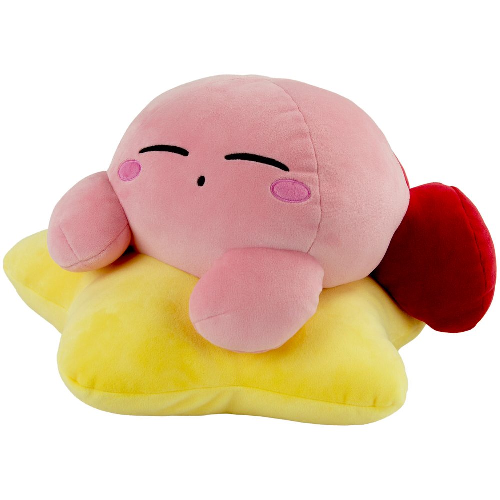 Levně Kirby Warpstar Mega Plyšák Spící Kirby na hvězdičce plyš 38 cm, Club Mocchi Mocchi, W053159