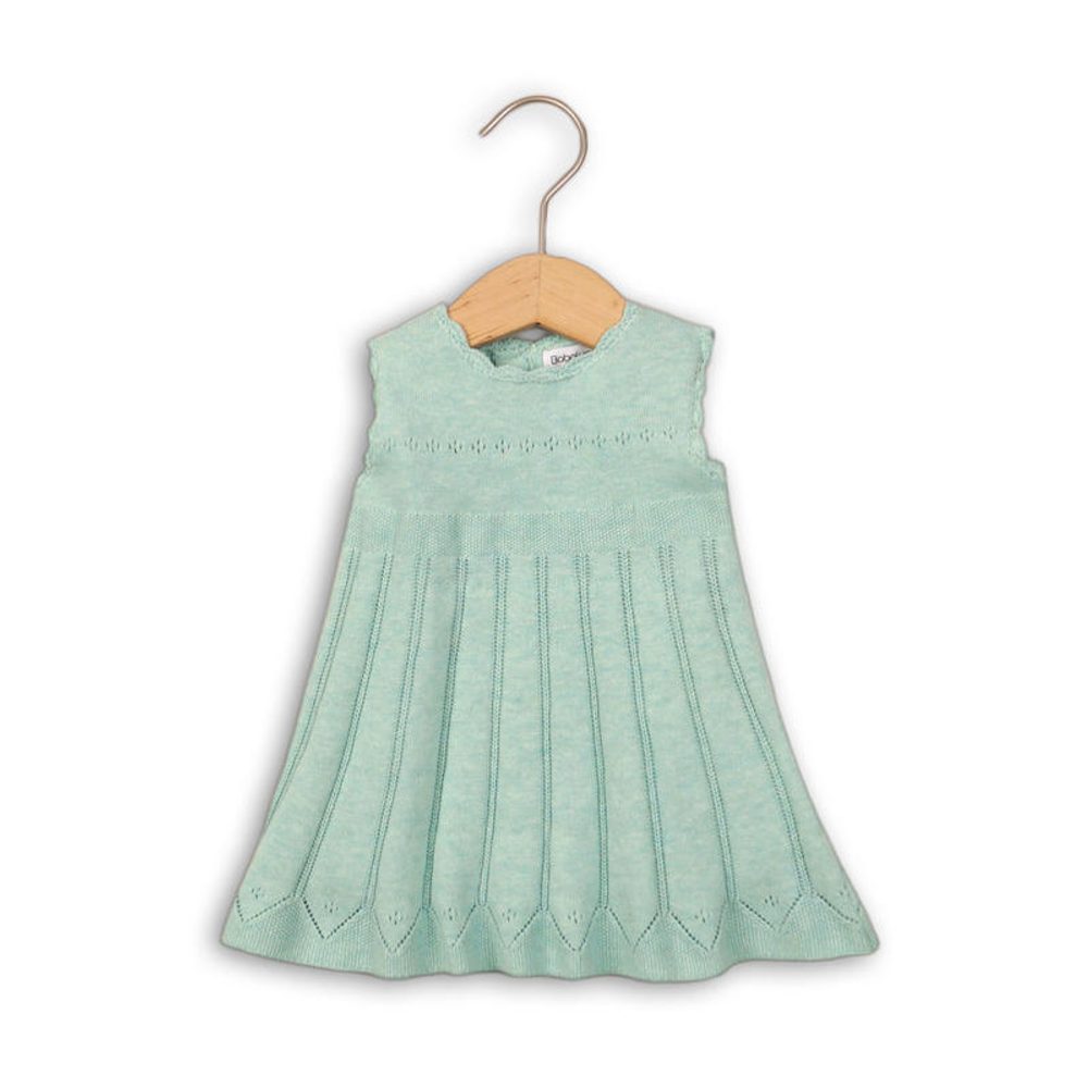 Dress Baby Knit, Minoti, Blossom 3, Zöld - 86/92 | 18-24m