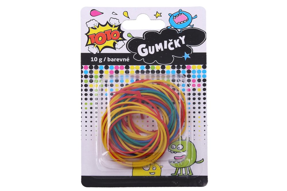 Gumičky farebné 10 g, TOTO, W838001