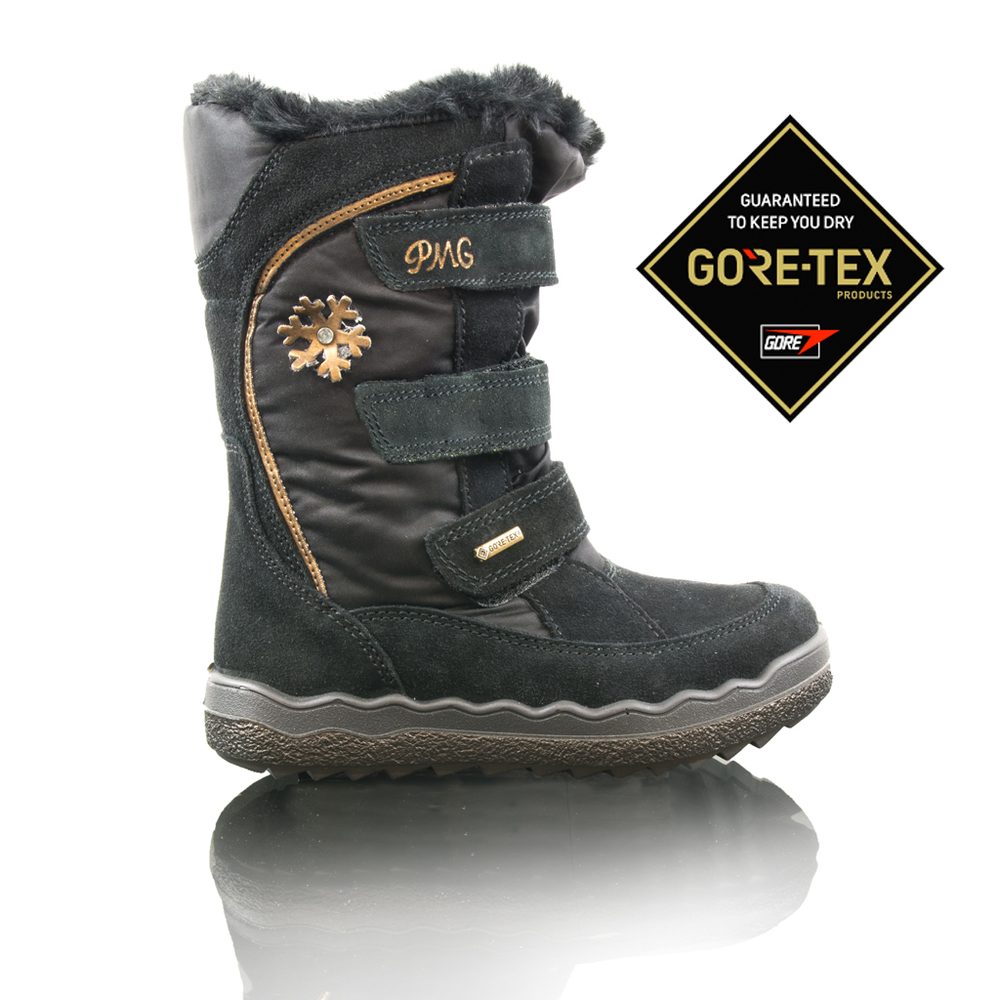 dívčí boty zimní GTX, Primigi, 4382100, černá - 28