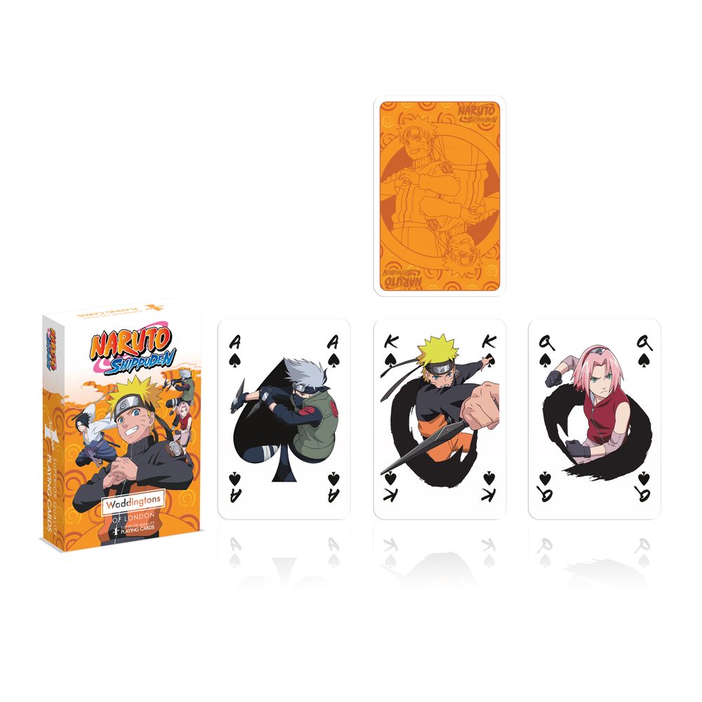 Levně Hrací karty, WADDINGTONS NO. 1 Karty Naruto, Winning Moves, W030895