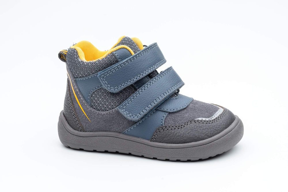 Chlapčenské celoročné barefoot topánky Protetika BANET GREY - 23