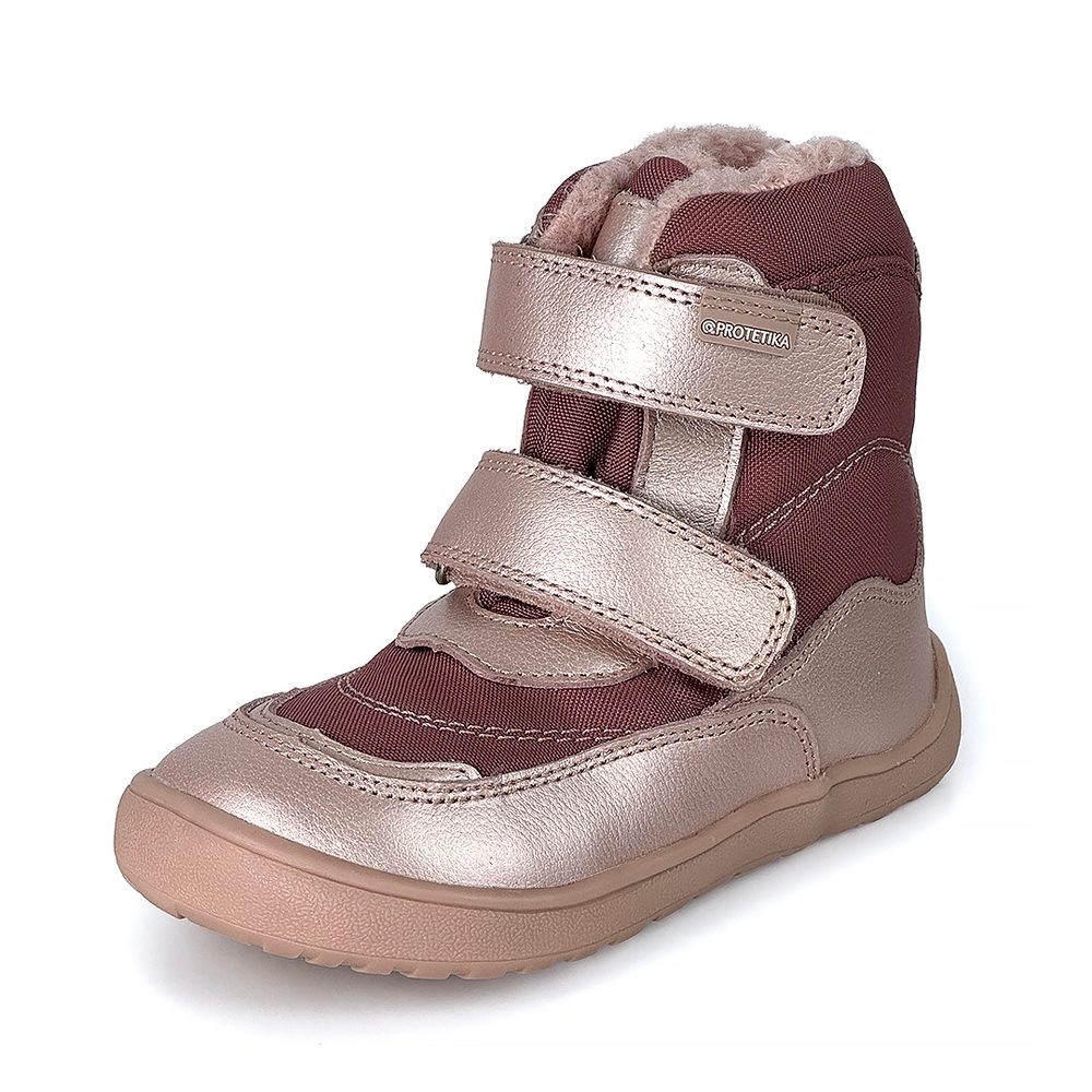 Dívčí zimní barefoot boty PRO-tex NUT PINK - 28