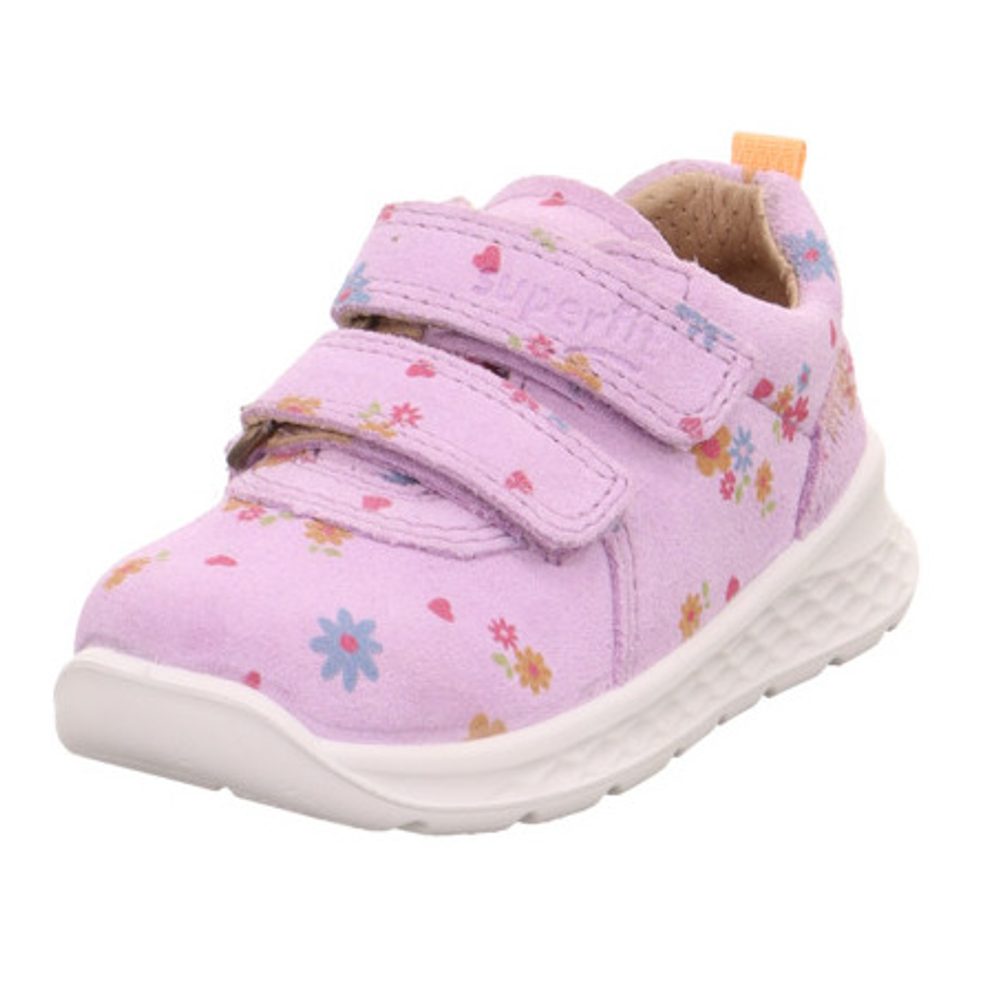 Levně Dívčí celoroční obuv BREEZE Lila/Multicolor Superfit 1-000365-8520 - 24