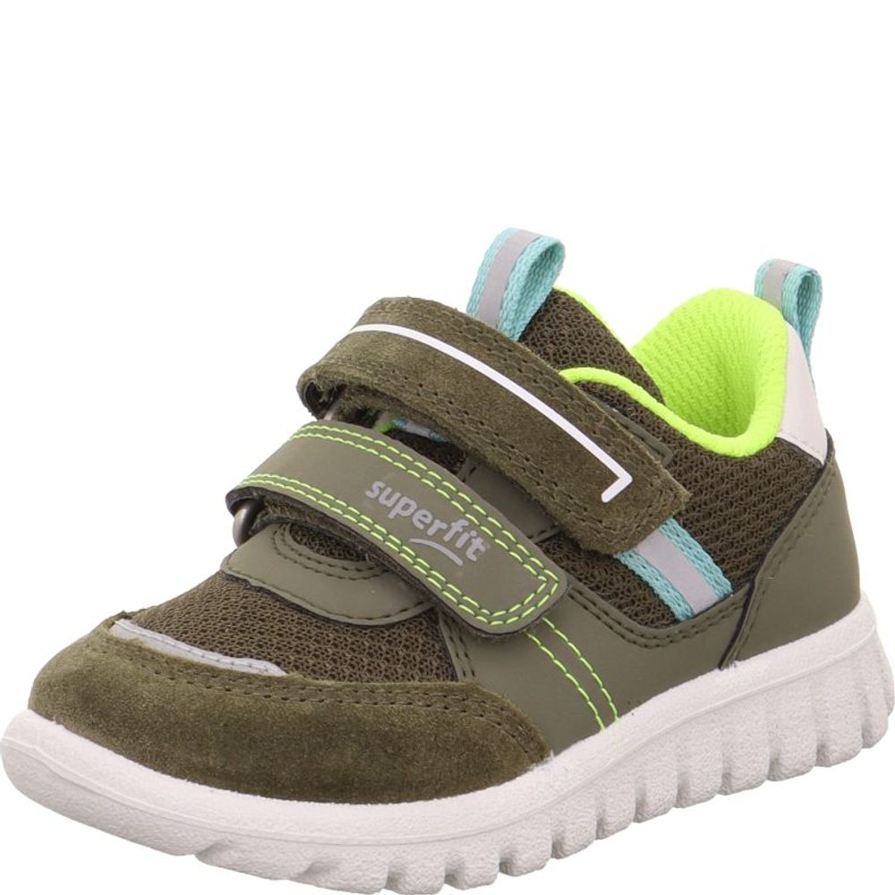 Levně Dětské tenisky SPORT7 MINI Green/Yellow Superfit 1-006203-7020 - 25