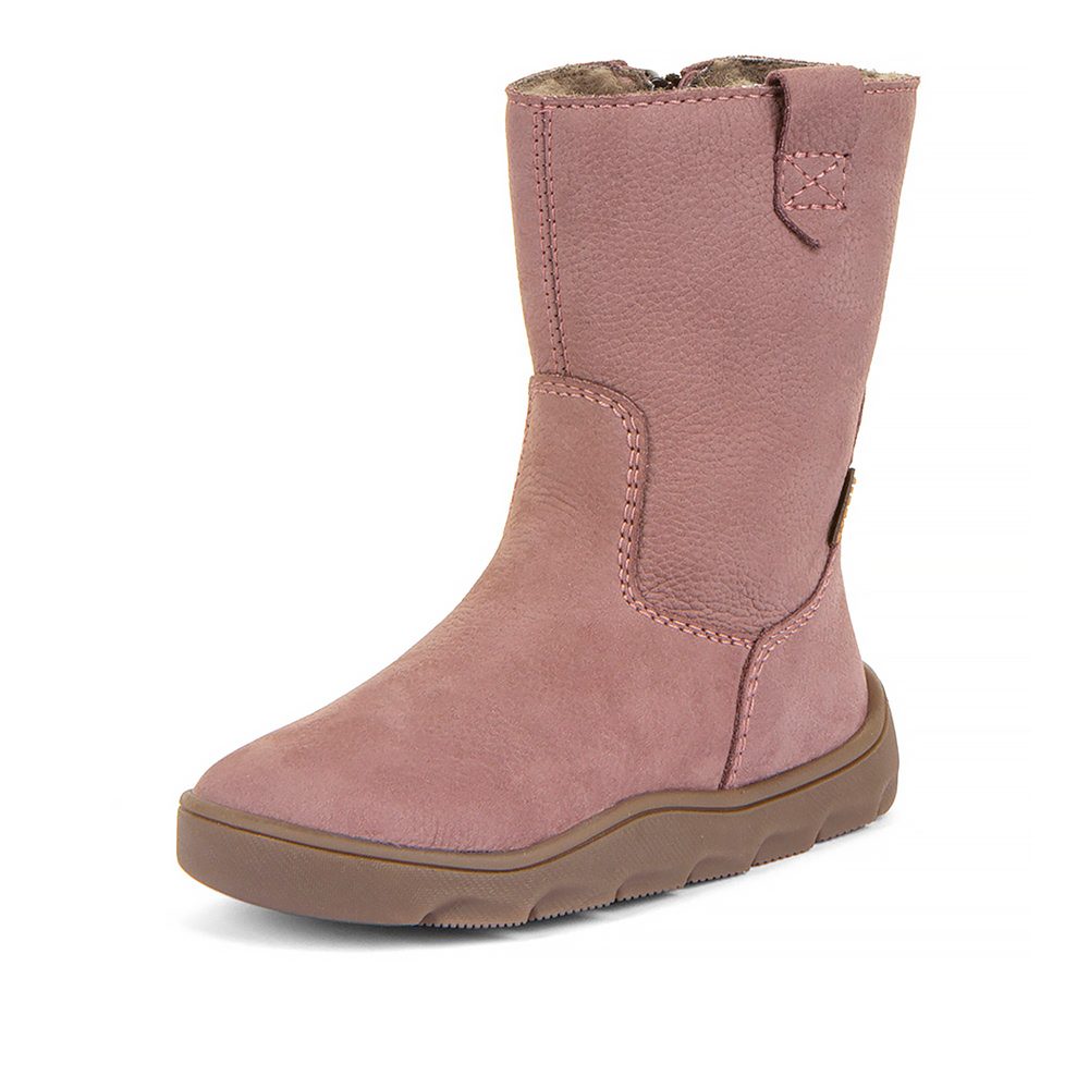 Dievčenské zimné barefoot čižmy ZERU TEX BOOT Dark Pink G3160257-3 - 32