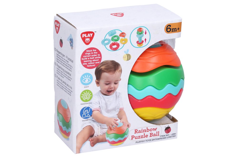 Levně Playgo Koule navlékací 6dílků, PLAYGO, W037797