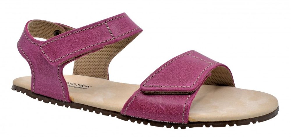 dámske barefoot sandále BELITA 80, Protetika, ružová - 38