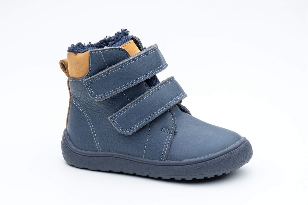 Chlapecké zimní barefoot boty PRO-tex DARYK DENIM - 34