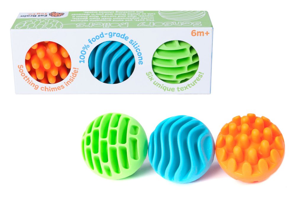 Levně Fat Brain Hmatové míčky Sensory Rollers, Fat Brain, W045147