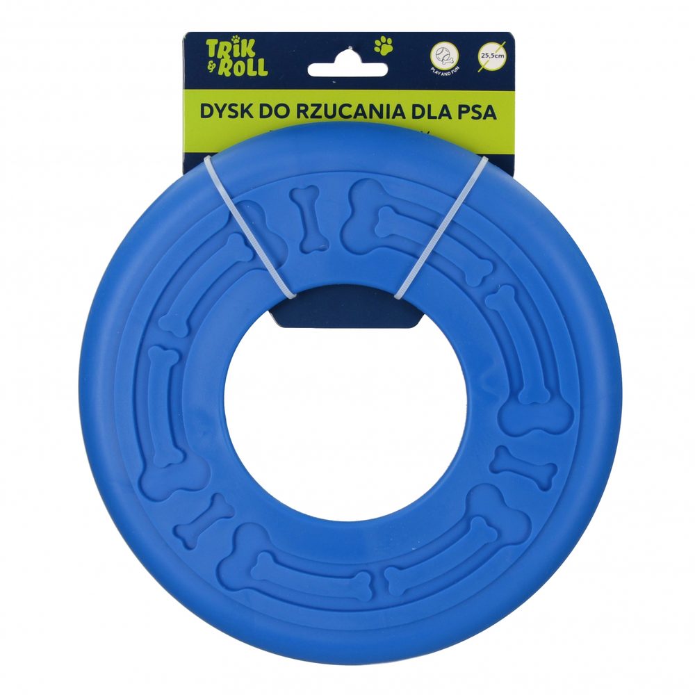 Hračka pro mazlíčky létající disk pro psy 25,5 cm, Wiky, W061380