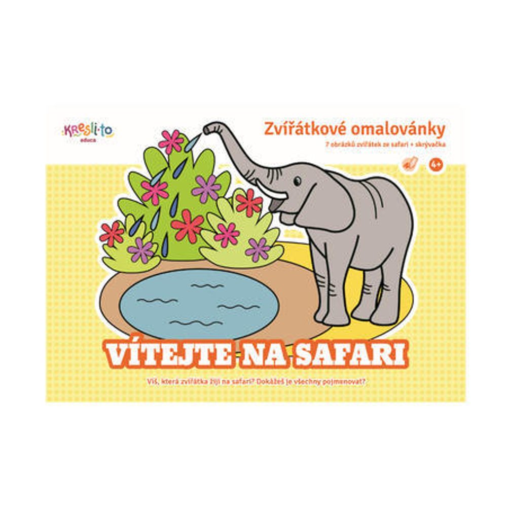 E-shop Zvířátkové maľovanky - Vitajte na safari, Kresli.to, W009522