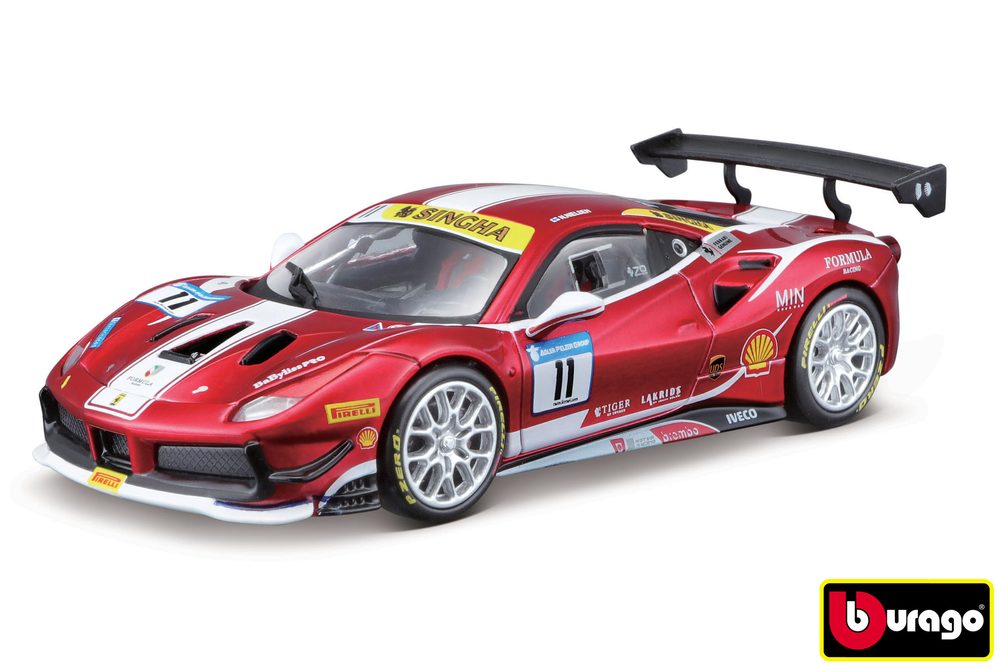 Bburago 1:24 Ferrari Racing 488 Challenge 2017, W017831