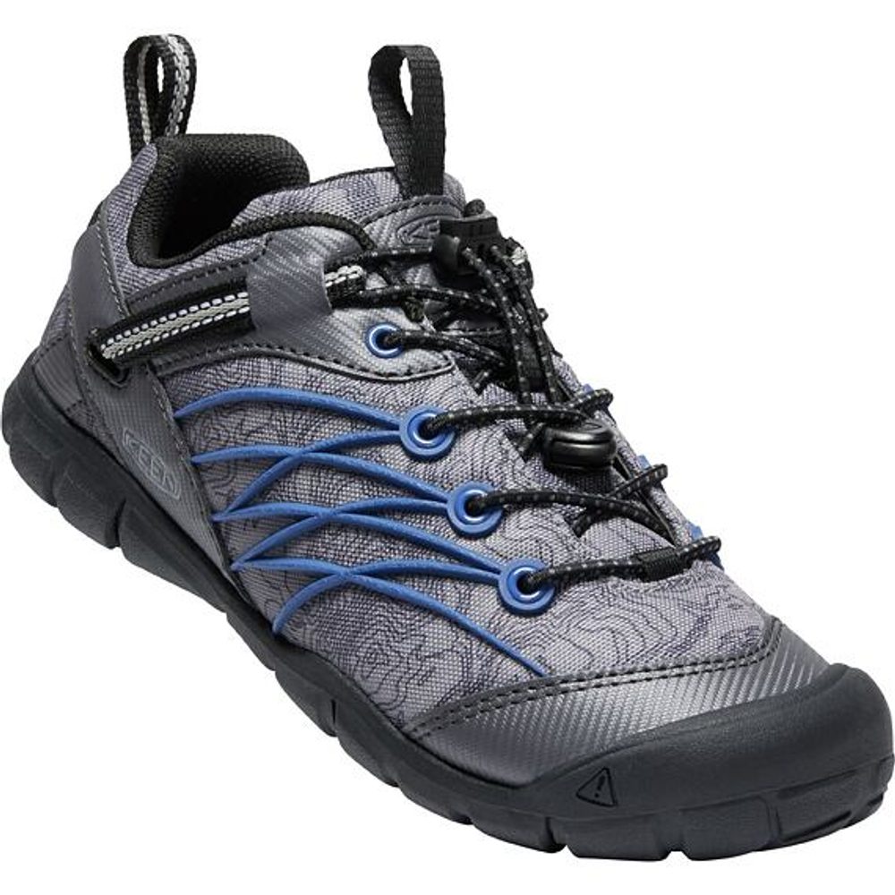 Outdoorové topánky CHANDLER CNX C Black/bright cobalt, Keen, 1026306, sivá - 24