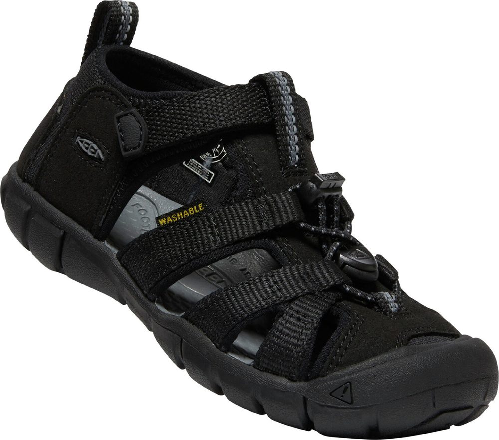 Detské sandále SEACAMP II CNX black/grey, Keen, 1027412/1027418, čierna - 30