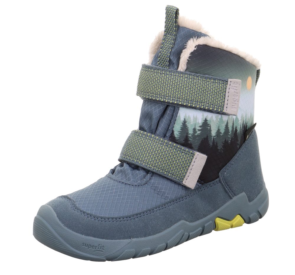 Dětské zimní boty barefit TRACE Blue/Yellow Gore-Tex, Superfit , 1-006039-8000, modrá - 31