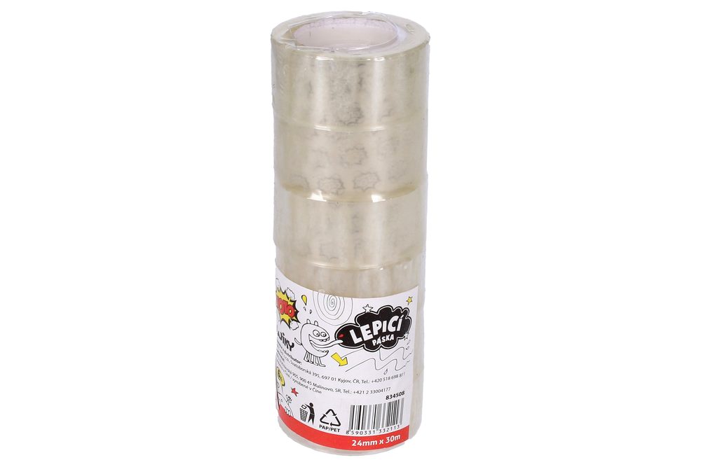Lepiaca páska 24mm x 30m priehľadná, TOTO, W834508