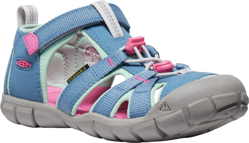 Dívčí sandály SEACAMP II CNX coronet  blue/hot pink, KEEN, 1028841/1028850 - 39
