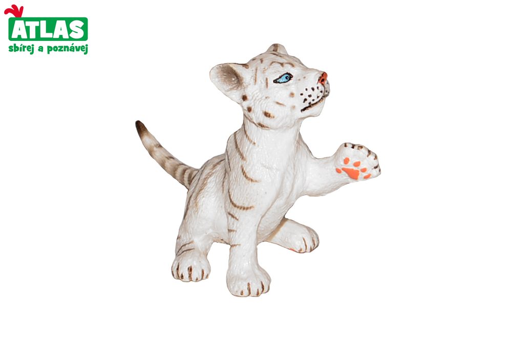 E-shop A - Figúrka Tiger biely mláďa 6cm, Atlas, W101810