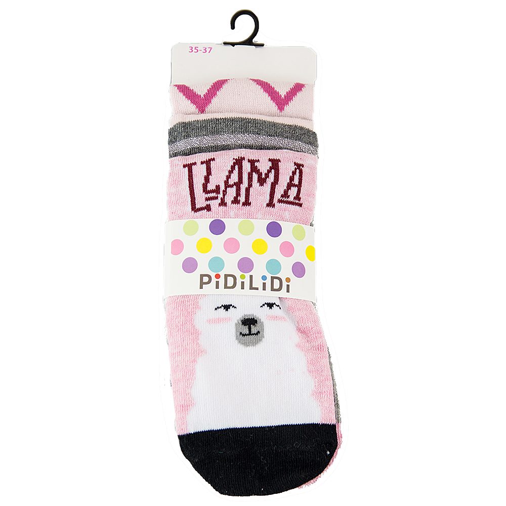 Levně veselé ponožky FUNNY dívčí - 3pack, Pidilidi, PD0132, Holka - 27-30