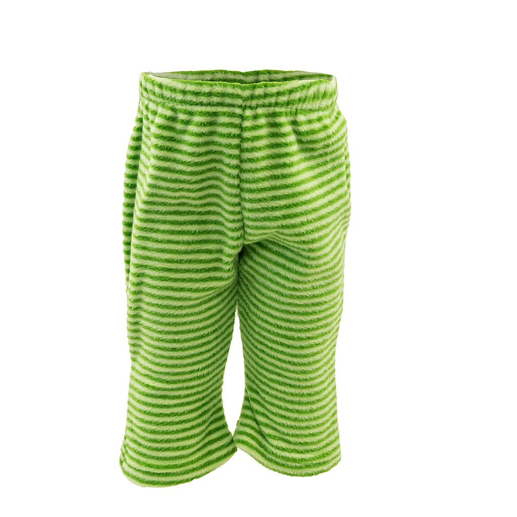 Kojenecké kalhoty fleezové, zelené - 6m