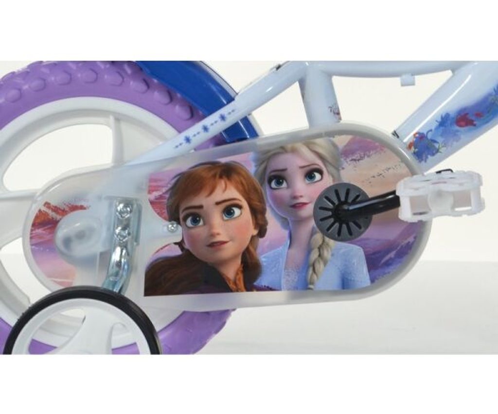 Detský bicykel so sedadlom pre bábiku a košíkom Frozen 2, Dino Bikes,  W012699 - Pidilidi.sk