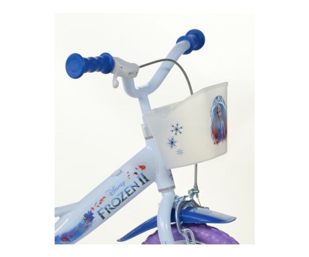 Dětské kolo se sedačkou pro panenku a košíkem Frozen 2, Dino Bikes, W012699  - Pidilidi.cz